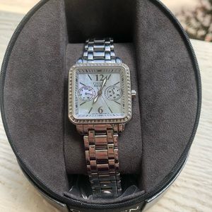 CITIZEN WATCH MOTHER PEARL ECO DRIVE SILVER